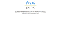 Desktop Screenshot of freshpicnic.com